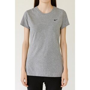 Nike Dri-FIT Gray Short Sleeve Regular Fit Training T-Shirt